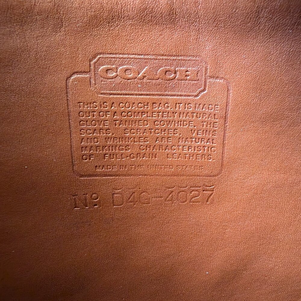 Vintage Coach Monterey Hobo Lightweight United States British Tan Handbag Purse - Picture 12 of 12